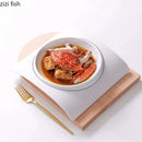 Axya Melamine Tableware Set - Dinner Plates, Salad Bowl, Soup Plates, Sushi Dish