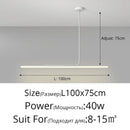 Axyaa Nordic LED Chandeliers Minimalist Pendant Lights for Home Interior Lighting