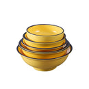 Axyaa Melamine Enamel Rice Bowl Set