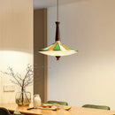 Axyaa Wooden Copper Pendant Lamp for Home Decor