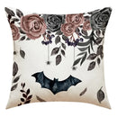 Axyaa Halloween Skull Head Pumpkin Pillow Covers for Horrible Holiday Home Decor