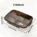 Axyaa Stainless Steel Bento Lunch Box with Lid - Durable Food Container