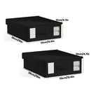 Axyaa Bed Sheet Storage Box: Visible Window, Large Capacity, Foldable Organizer