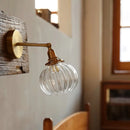 Axyaa Nordic Pumpkin Glass Wall Lamp for Home Lighting