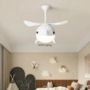 Axyaa Nordic Airplane & Fish Fan Pendant Light: Children's Bedroom Chandelier