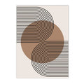 Minimalist Geometry Wall Art Print by Axyaa - Modern Abstract Canvas Painting for Home Decor