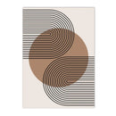 Minimalist Geometry Wall Art Print by Axyaa - Modern Abstract Canvas Painting for Home Decor