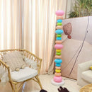 Axyaa Candy Glass Art LED Floor Lamp for Bedroom & Study Room