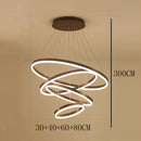 Axyaa Nordic Dining Room Pendant Ceiling Lamp Chandelier for Indoor Lighting