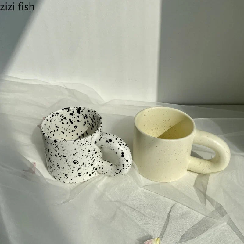 Axya Ceramic Coffee Cups Couple Milk Tea Drinkware Mugs