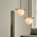Axyaa Marble Chandelier for Living Room, Bedroom, Restaurant - Elegant Pendant Lights
