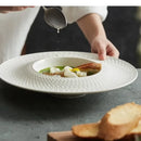 Axyaa Ceramic Dinner Plate Set Solid Color Tableware