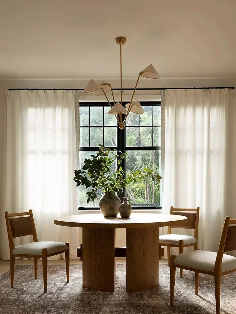 Axyaa Wabi Sabi Cloth Ceiling Pendant LED Chandelier for Living Room-Kitchen Island-Lustre