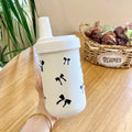 Axyaa Kawaii Cherry Thermos Cup 500/850ml Tumbler Stainless Steel Cute Boba Water Bottle