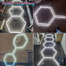 Axyaa Honeycomb LED Light Bar for Barbershop, Car Ceiling, Garage - Geometric Customized Design