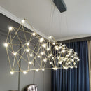 Axyaa Stainless Steel Chandelier for Luxury Dining Experience
