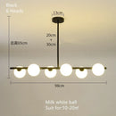 Axyaa LED Glass Ball Chandeliers for Home Decor & Kitchen Lighting