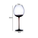 Axyaa High Feet Wine Goblet Set - Elegant Glass Drinkware for Bars & Restaurants