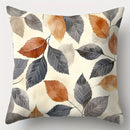 Axyaa Leaf Element Sofa Pillowcase Set, 17.7*17.7, Home Decoration, Waist Cushion Cover