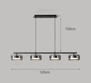 Axyaa LED Chandeliers for Modern Home Decor and Living Room Pendant Light Lamps