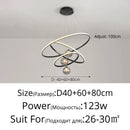 Axyaa LED Pendant Chandelier with Inner and Outer Ring Lighting
