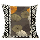 Axyaa Geometric Cushion Cover 45x45cm Linen Abstract Design Pillow
