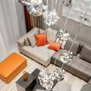 Axyaa Starry Sky Chandelier: Nordic Design Luxury Pendant Lights for Duplex Corridor