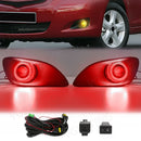 Axyaa Angel Eyes Fog Light DRL for Toyota Yaris Belta Vios 2006-2011