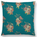 Axyaa Botanical Floral & Butterfly Cushion Cover - Home Decor Sofa Pillow Case