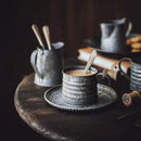 Axya Retro Wrought Iron Kettle for Home Decor, Vintage Teapots Cups & Photography Props