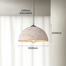 Axyaa Wabi Sabi Rock Grey Black Pendant Light for Home Decor