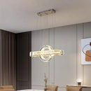 Axyaa Modern Glass Pendant Chandeliers for Living and Dining Rooms