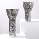 Axyaa Golden Geometric Ceramic Vase Flowerpot Home Decoration Accessory