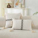 Axyaa Geometric Boho Cotton Cushion Cover for Home Decor