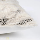 Axyaa Light Luxury Wool Blend Splicing Waist Pillow