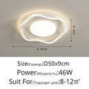 Axyaa Modern Waves LED Ceiling Lamp | Remote Dimmable Living Room Light | Creative Home Decor