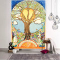Axyaa Virgin Mary Tapestry: Medieval Retro Style Boho Wall Hanging for Home Decor