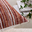 Chenille Striped Pillowcase Cojines by Axyaa for Light Luxury Decor in Living Room