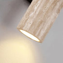 Axyaa Wabi Sabi Taupe Marble Wall Lamp - Japanese Style Up Down Wall Sconce