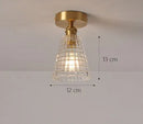 Axyaa Modern Glass Shade Ceiling Lights with E27 Holder