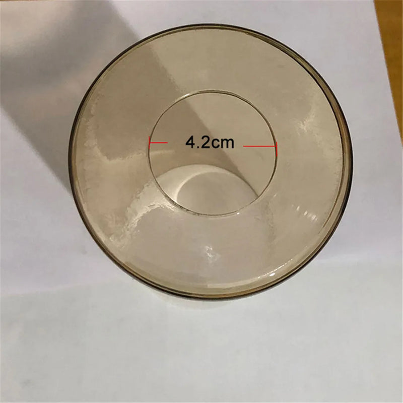 Axyaa Tea Color Glass Lamp Shade for Chandelier & Wall Sconce