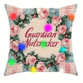 Axyaa Christmas Nutcracker Garland LED Pillowcase - Festive Home Decor