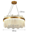 Axyaa Modern Chandelier Pendant Lamp for Dining Room Ceiling Lighting