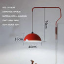 Nordic Art Rotatable Wall Lamp by Axyaa for Dining Room Bedroom Parlor Decor