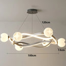 Axyaa LED Pendant Chandeliers for Modern Living and Dining Room Lighting
