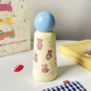 Axyaa Cute Bear Thermos Bottle 350ml Stainless Steel Vacuum Insulated Tumbler