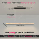 Axyaa Modern LED Linear Pendant Light Chandelier for Dining Room, Kitchen, Living Room