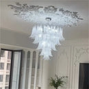 Axyaa Cloud Glass French Retro Chandelier for Elegant Spaces