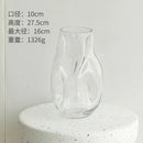 Axyaa Nordic Minimalist Special-Shaped Stained Glass Vase for Modern Home Decor