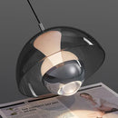 Axyaa LED Glass Chandelier: Modern Interior Decor Lighting for Restaurant, Bedroom, Bar & Bedside